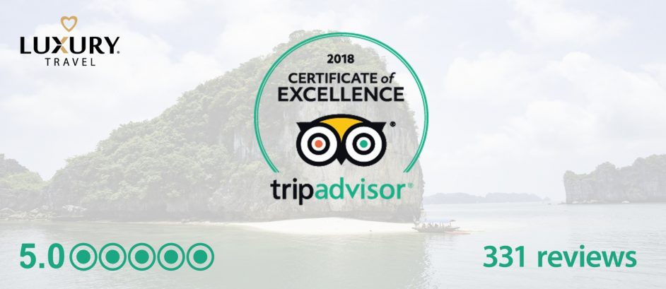 Lux Travel DMC has won the TripAdvisor Certificate of Excellence 2018