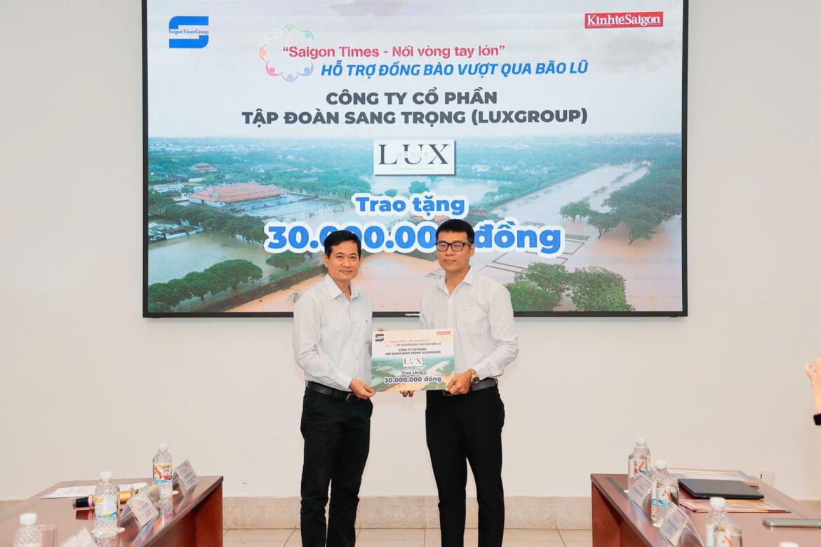 LuxGroup Supports Central Vietnam’s Post-Storm Recovery